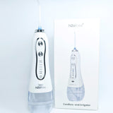 Portable oral irrigator usb rechargeable water flosser Dental Water Jet 300ML 5Models Water Tank Waterproof Teeth Cleaner