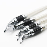 Hi-End 5N OCC Plated HIFI Speaker Cable Banana to Spade Plug Speaker Cable Wire for Audiophiles and HiFi Systems
