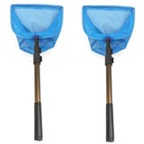 2X Portable Telescopic Scoop Net Table Tennis Ball Picker Net Ping Pong Ball Picking Table Tennis Accessories