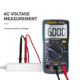 AN8002 Digital Multimeter AC/DC Voltage Meter Handheld Multitester Resistance Capacitance Tester Profesional Voltage Current