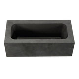 85 Oz Gold Large Graphite Ingot Mold Melting Casting Refining Scrap Bar Crucible