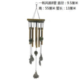 Bronze wind chime metal multi-tube large hanging bell home pendant