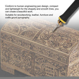 Multifunctional Digital Electric Gourd Wooden Pyrography Machine Pointer Instrument with 23pcs Heating Pen Heads