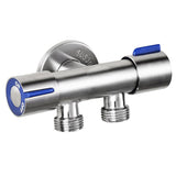 1Pc Bathroom Faucet Double Handle Dual Control Nozzle Single Cold Spray Gun Faucet Stainless Steel Toilet Faucet