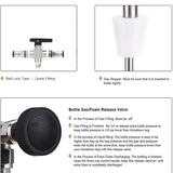 304 Stainless Steel Beer Bottle Filler Ball Lock Counter Pressure Beer Bottling Device Homebrew Bottle Filling Tools