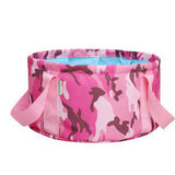 Portable Outdoor Travel Foldable Folding Camping Washbasin Basin Bucket Bowl Sink Washing Bag Foot Bath Water Bucket 15L
