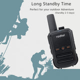 Mini Walkie Talkie Radtel RT12 Portable Two Way Radio PMR FRS Radio Comunicador Long range Kids Walkie-Talkie for Hotel Business