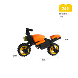 Mini Original Transportation Assembled Models Blocks Car Compatible Small Building Block City Police Plane Bricks Toys Kid Gift