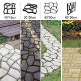 New Garden DIY Plastic Path Maker Pavement Mould Manually Paving Cement Brick Molds Stone Road Concrete Molds Tool