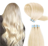 No trace invisible hair extensions real hair wigs real hair patches Tape In Extension