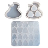 Guitar Picks &amp; Boxes Resin Mold Silicone Plectrums Mold For DIY Guitar Bass Picks Thumb Finger Picks