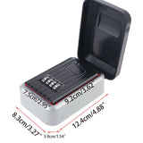 Wall Mounted 4 Digit Outdoor High Security Key Safe Box Code Secure Lock Storage