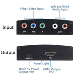 1080P 5 RCA RGB Component to HDTV Compatible Converter Video Audio Adapter for wii PS4 Xbox DVD HDTV Converter Accessories