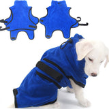 Dog Bathrobe Absorbent Quick Dry Xs-xl Super Warm Dog Clothes For Small Medium Large Dogs Microfiber Pet Drying Towel