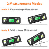 Digital Billet Torpedo Level Protractor  ABS 90 Degree Level Protractor Finder Backlit Angle Gauge With LCD Display Inclinometer