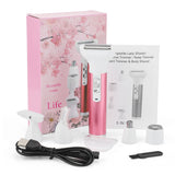 5 in 1 Women Shaver Painless Hair Removal Epilator Shaving Machine Face Beard Eyebrow Nose Trimmer Body Electric Razor