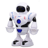 2020 Smart Space Dazzling Music Robot LED Light Electric Dancing Space Walking Robot Toy Educational Toys For Boys Gifts