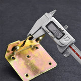 4pcs/set Cold Rolled Steel Bed Bracket Wood Board Connector Thicken Heavy Fixed Bed Corner Hinge Furniture Hardware Accessories