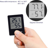 3Pcs Hygrometer Room Thermometer Mini Style Humidity Meter Hygrometer Digital Temperature Monitor and Humidity Meter