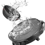 Multifunctional Electric Hot Pot Electric Griddle and Hot Pot All in One Machine Korean Style Electric Grill HTS-399