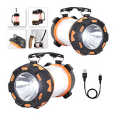 Camping Lantern Rechargeable 3600 Capacity Power Bank Camping Flashlight Waterproof Led Portable Camping Lamp Torch Flash Light