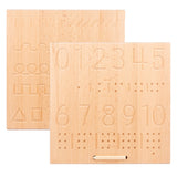 Alphabet Tracing Board Double Sided Letters/ Number with Wood Stylus Pen Montessori Toys for Toddlers Preschool Sensory Play