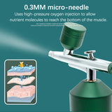 Facial Airbrush Water Oxygen Injector Compressor 0.3mm Nano Fog Mist Sprayer Makeup Tattoo Cake Nail Art Spray Gun Body Care