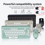 Portable USB 2.4G Wireless Keyboard And Mouse For Macbook PC Game Computer Laptop Retro Mini Gaming Keyboard Mice Kit Gamer