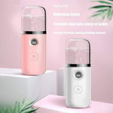 Nano Facial Mister Portable Nano Mist Sprayer Cool Mist Facial Steamer Handy Mist Sprayer for Skin Care Makeup 40ml