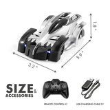 Sinovan Rc Car Wall Climbing Radio Remote Control Car Rotating Rc Stunt Cars with Light Drift Racing Toys for Children Boy Gift