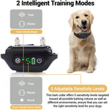 New Anti bark dog collar Electric shock Vibration sound with LED No barking for small large dogs training collar dog accessories
