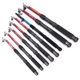 Fishing Rod Fiberglass Casting 1.5-4.5m Tackle Telescopic Spinning Portable W8EE