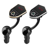 Bluetooth FM Transmitter for Car,Bluetooth Car Adapter with Dual USB Port and Hands-free Calling for iPhone Samsung, Smartphone