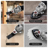 M10 M14 Angle Grinder Conversion To Electric Oscillating Multi-Tool and Electric Shovel Head Adapter for 100-125mm Angle Grinder