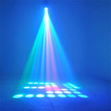 64/128LEDs Double Head Airship RGBW Pattern Stage Effect Lighting Projector  DJ Disco Party Led Lights for Xmas