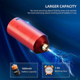 1800mAh Power Supply 12500RPM Coreless Motor RCA Converter Rotary Tattoo Pen Wireless Tattoo Machine With 2PCS Tattoo Battery