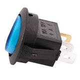 5Pcs Accessories: 4Pcs 12V LED Rocker On-Off Toggle SPST Switch &amp; 1 Pcs DC0-100V LED Digital Voltage Current Meter Head