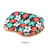 Multifunction Laptop Tray Stand Pillow Headrest Office Nap Pillow Knee Wood Table Laptop Desk Tablet Phone Flip Portable Outdoor