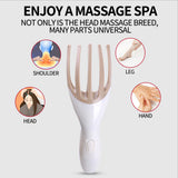 Professional Head Massager Five-Jaw  Head Relax Scalp Neck Plastic Scalp Massager Five Finger Claw Octopus Head Care Device
