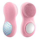 Facial Cleansing Brush Electric Soft Silicone Cleansing Brush Heating And Vibrating Face Cleanser 3 Modes Deep Cleansing Machine