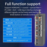HD920PRO 5.1CH HD Audio Decoder Bluetooth 5.0 Reciever For DOLBY Atmos DTS AC3 4K 3D Converter SPDIF ARC PCUSB DAC