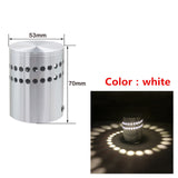 Spiral Hole LED Wall Lamp Dimmable Spiral Lamp with Remote Control Lamp To Decorate Family KTV Bar Wedding Party Hall Lights