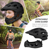 CAIRBULL Full Face Bike Helmet Adult Cycling Helmet with Detachable Chin Guard for Downhill Mountain Biking Motorcycle helmet