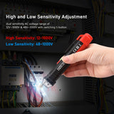 HABOTEST HT90 Non-contact AC Voltage Detector Intelligent Test Pen Dual Sensitivity Test Pencil Pen Shaped Volt Tester