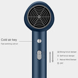 Hair Dryer 1400W Strong Wind Salon Dryer Hot &Cold Dry Hair Negative Ionic Hammer Blower Electric Hair Dryer 110V/220V