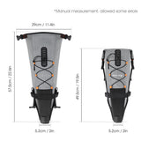 WEST BIKING Waterproof Bike Saddle Bag 10L Bicycle Seat Bag Road Mountain Bike Tail Bag Bicycle Bag Pannier bike accessories