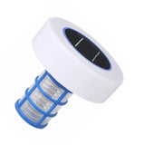 Solar Pool Ionizer Copper Silver Ion Swim Water Kills Algae Chlorine-Free 160mm 6.29x2.63x5.9inch Plastic+Copper White