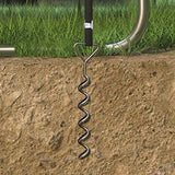 8Pcs Outdoor Trampoline Anchors, Camping Screw Pile Nails, Fixed Pile Anti-Falling Tent Nails
