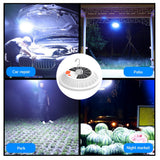 Rechargeable LEDBulb Lamp Remote Control Solar Charge Lantern Portable Emergency Night Market Light Outdoor Camping Lantern Home