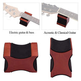 Guitar Neck Rest, Electric Acoustic &amp; Guitar Support Pillow for Changing Strings, String Instrument Wooden Neck Craddle